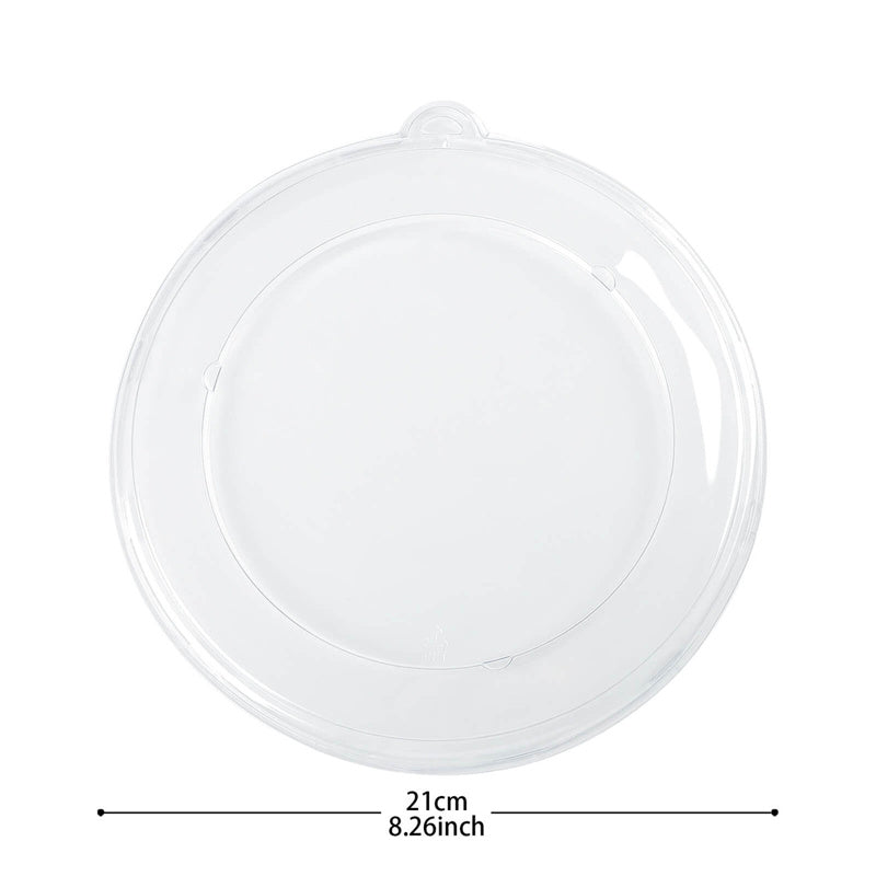 Flat Lids for 30 oz Salad & Soup Bowls (FRB30S) Clear Plastic 500 pcs