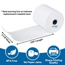3 1/8" x 230' Thermal Paper POS Receipt Paper Rolls BPA Free 50 Rolls