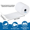 3 1/8" x 230' Thermal Paper POS Receipt Paper Rolls BPA Free 50 Rolls