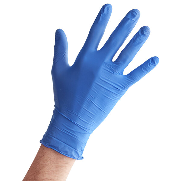 Blue nitrile gloves medium 1000pcs