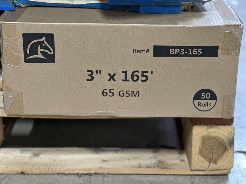 3" x 165' Bond Paper - 50/Case