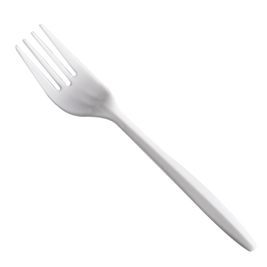 Disposable Medium Weight White Fork 700pcs