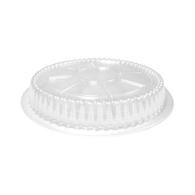 Clear Plastic Lids for 9" Round Aluminum Foil Pans 500 pcs