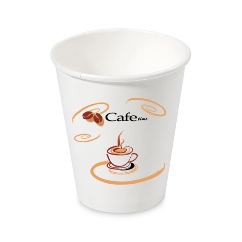 Printed 8 oz Paper Cups for Hot Cold Drinks 1000 pcs