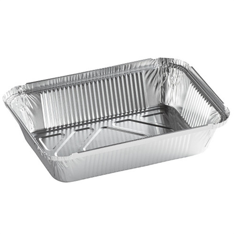 2.25 lb Aluminum Disposable Foil Pans Rectangular 500 pcs (788)