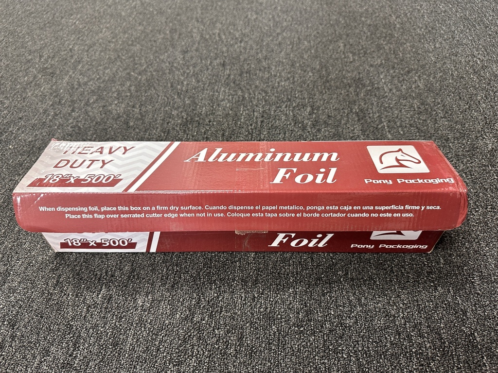 18''x500' Heavy Duty Aluminum Kitchen Foil Rolls 1 Count