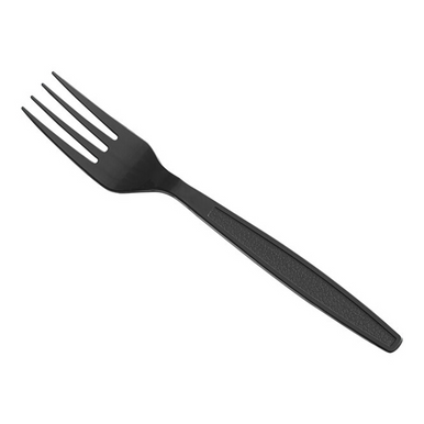 Disposable Heavy Duty Black Forks 1000 pcs