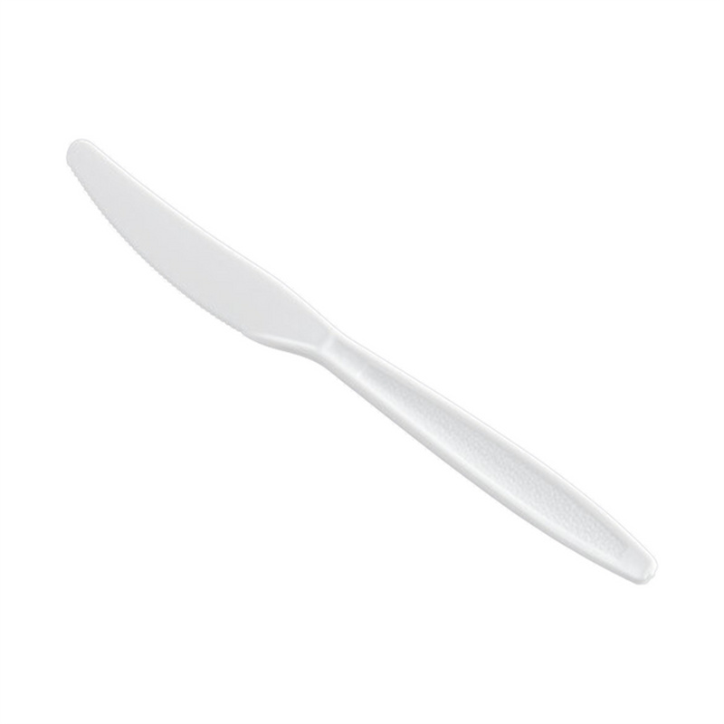 Disposable Heavy Duty White Plastic Knives 1000 pcs