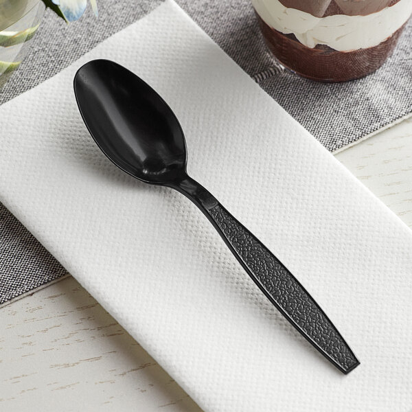 Disposable Heavy Duty Black Tea Spoon 1000pcs