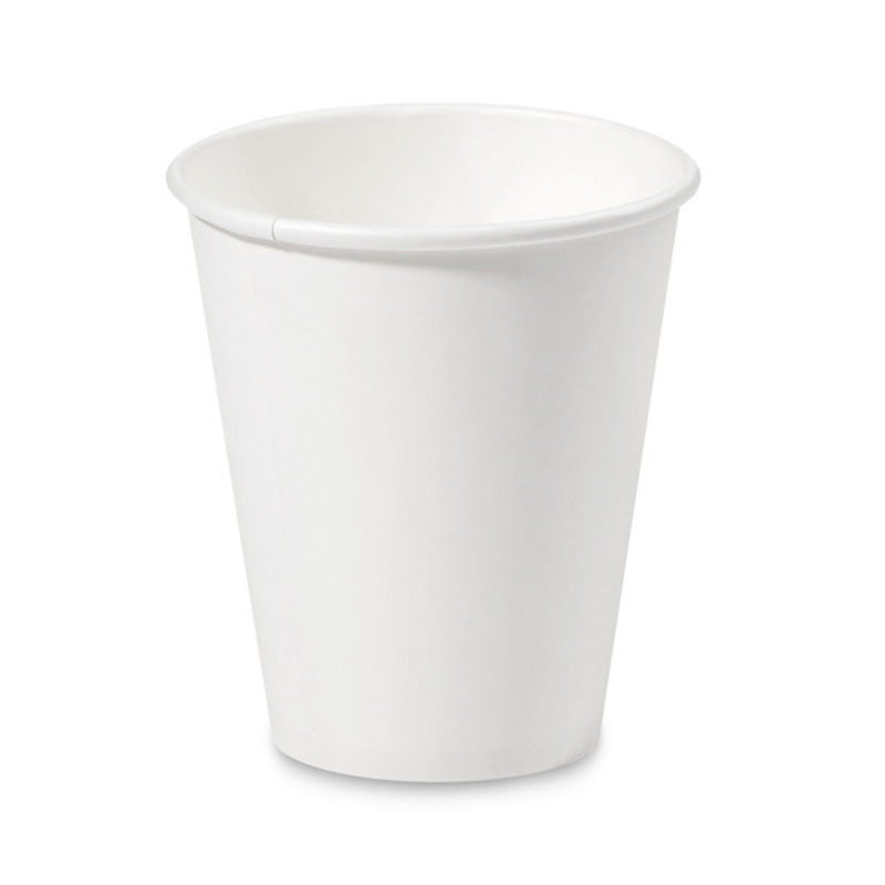 8 oz Disposable White Hot Paper Cups 1000 pcs