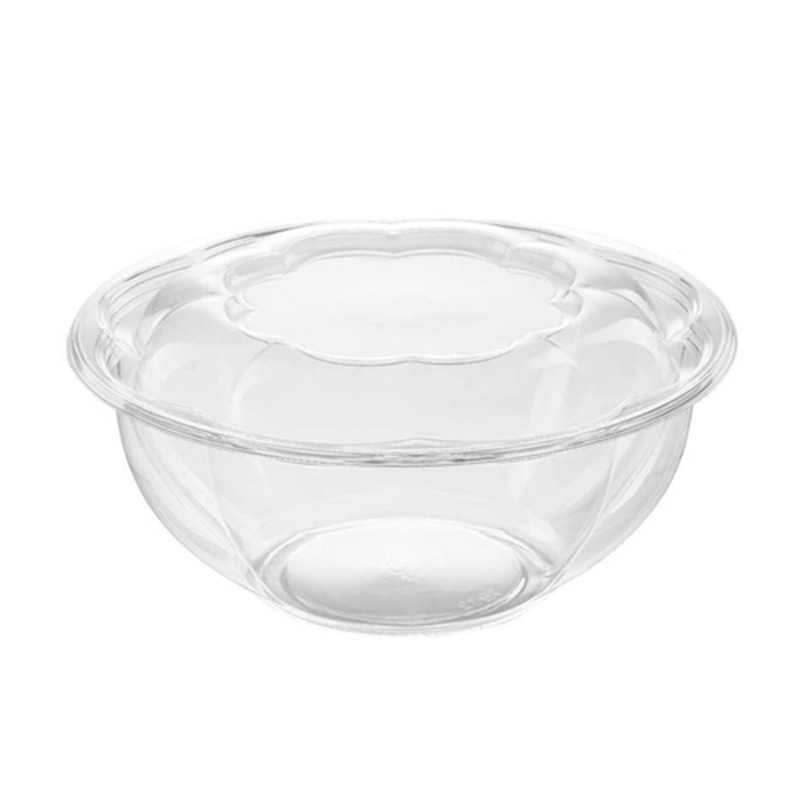 24oz Disposable Plastic Rose Bowl With Lids 150pcs