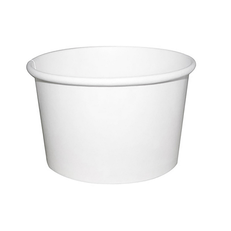 8 Oz Disposable White Paper Soup Container 500pcs