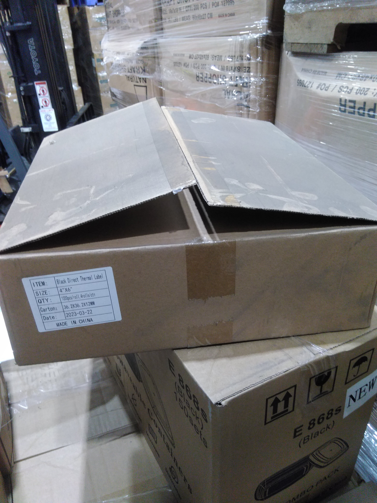 4x6 Blank Direct Thermal Roll Label (1000*4 Rolls)