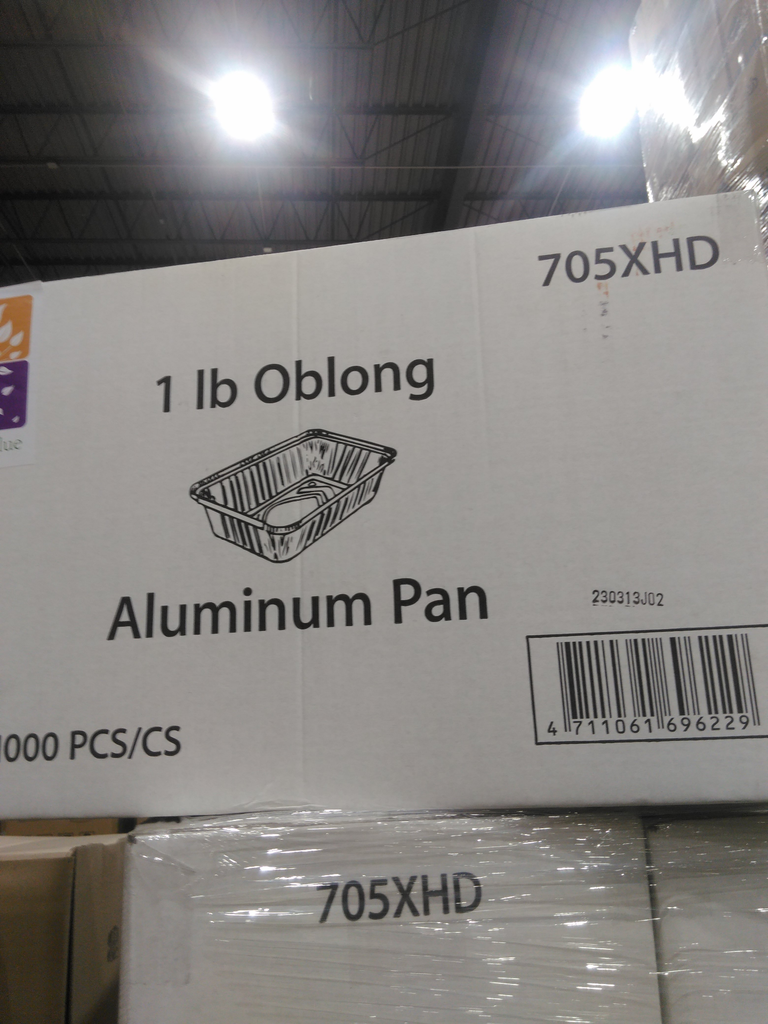 705 1LB Oblong Pans