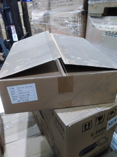[DTRL-4-6-4000] 4x6 Blank Direct Thermal Roll Label (1000*4 Rolls)