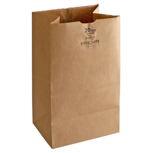 Duro Husky Heavy-Duty Brown Paper Bag