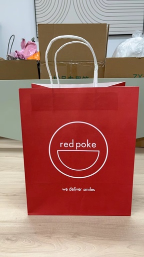 [PHB-RP] Red Poke Custom Bag 12*7*10