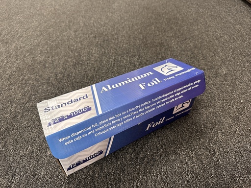 [ALF12] 12"x1000 Standard Aluminum Kitchen Foil Rolls 1 Count