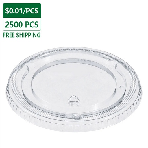 [PC100L-FS] Disposable Plastic Lids For 1oz Portion Cup 2500 pcs