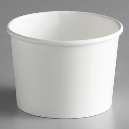 [SC12-OP] 12 oz White Paper Ice Cream Container 500 pcs