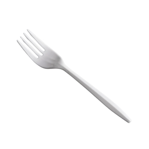 [FH-37ForkW 560pcs-REF] Disposable Regular Plastic Fork Bulk 560pcs