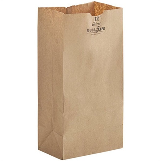 [PBH12] DURO 12 inch Brown Paper Bag Wholesale 400pcs