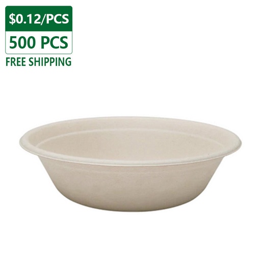 [FRB32S] 32 oz Disposable Salad Bowls Heavy Duty 500 pcs (ONGI/RED POKE)