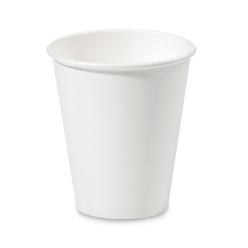 [BCC8] 8 oz Disposable White Hot Paper Cups 1000 pcs